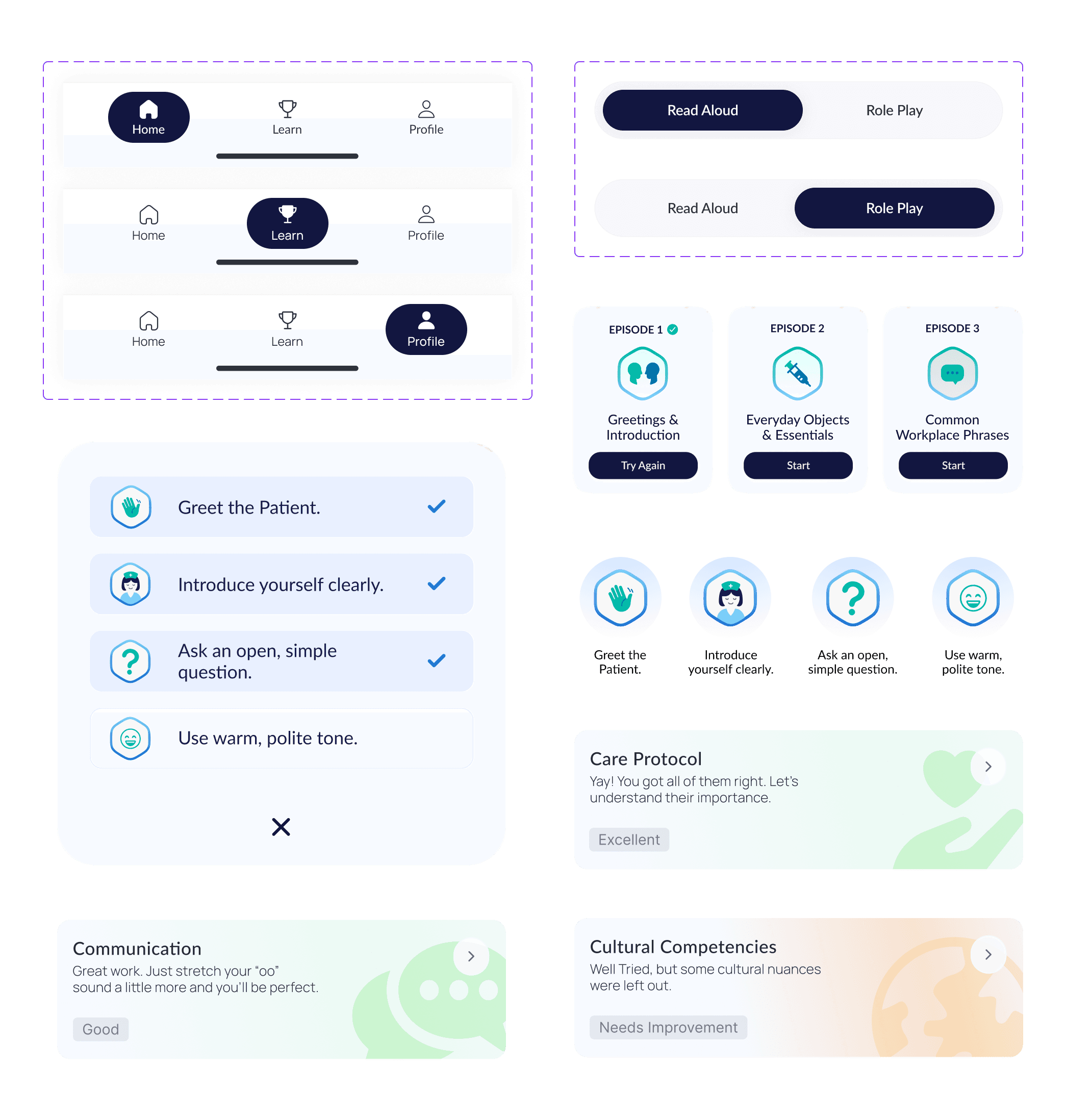 Type scale / components